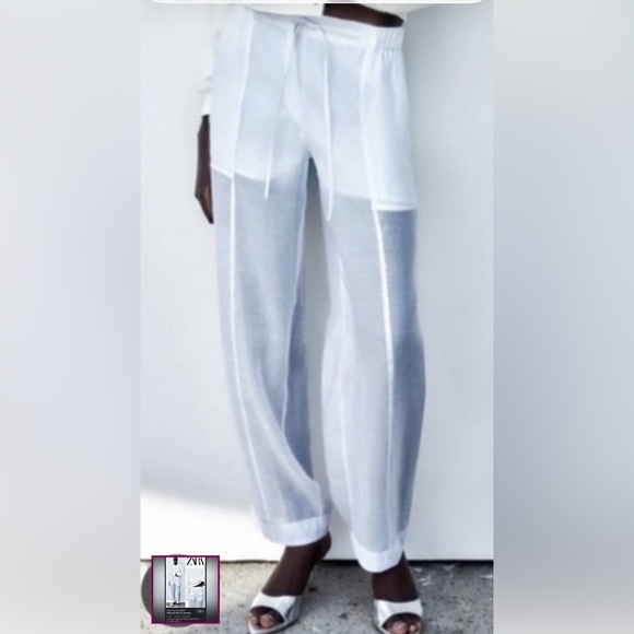 Zara Pants - Zara Crisp White Trousers